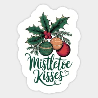 Mistletoe Kisses Sticker